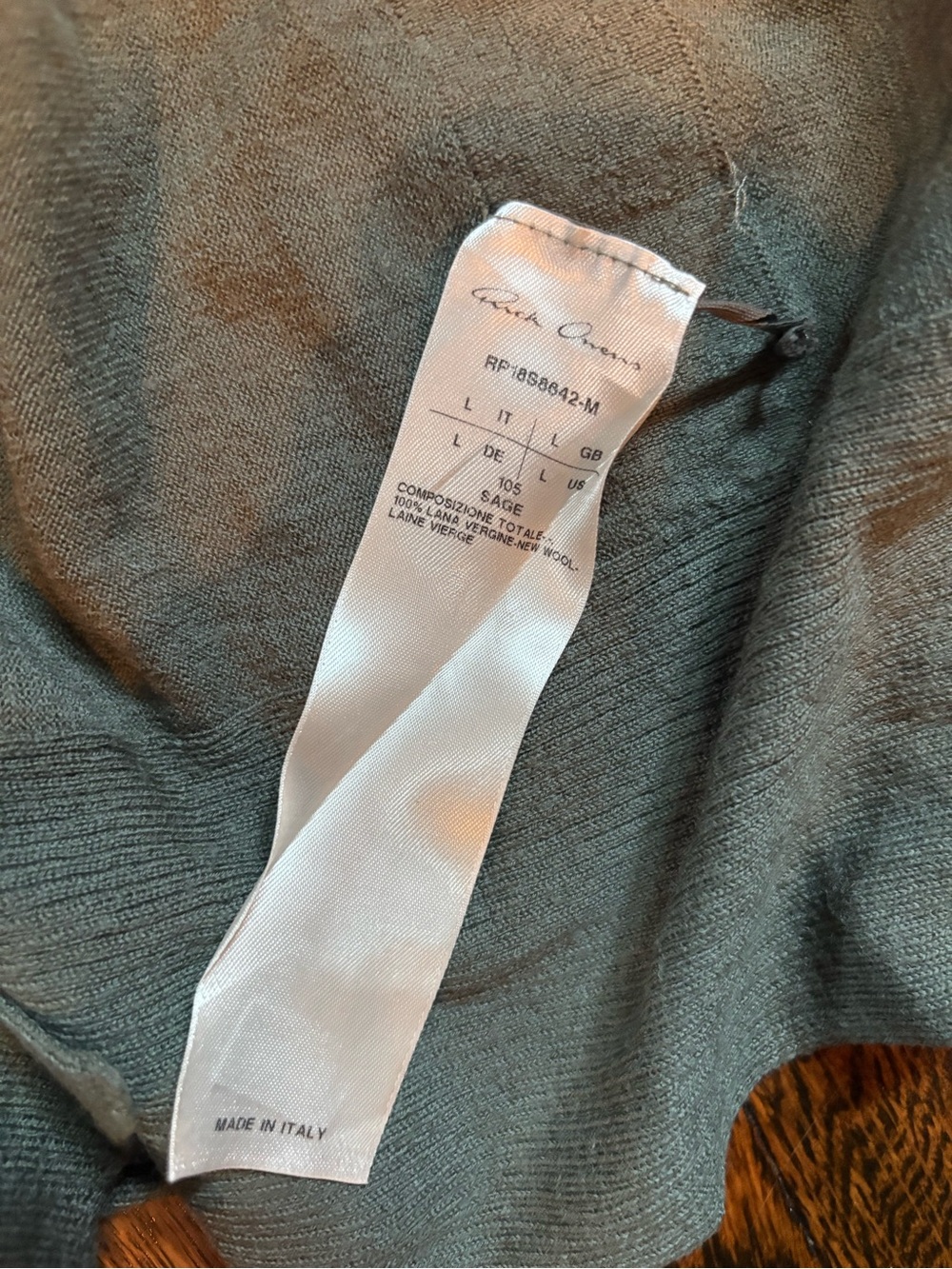 Rick Owen’s Cardigan - Picture 7 of 13